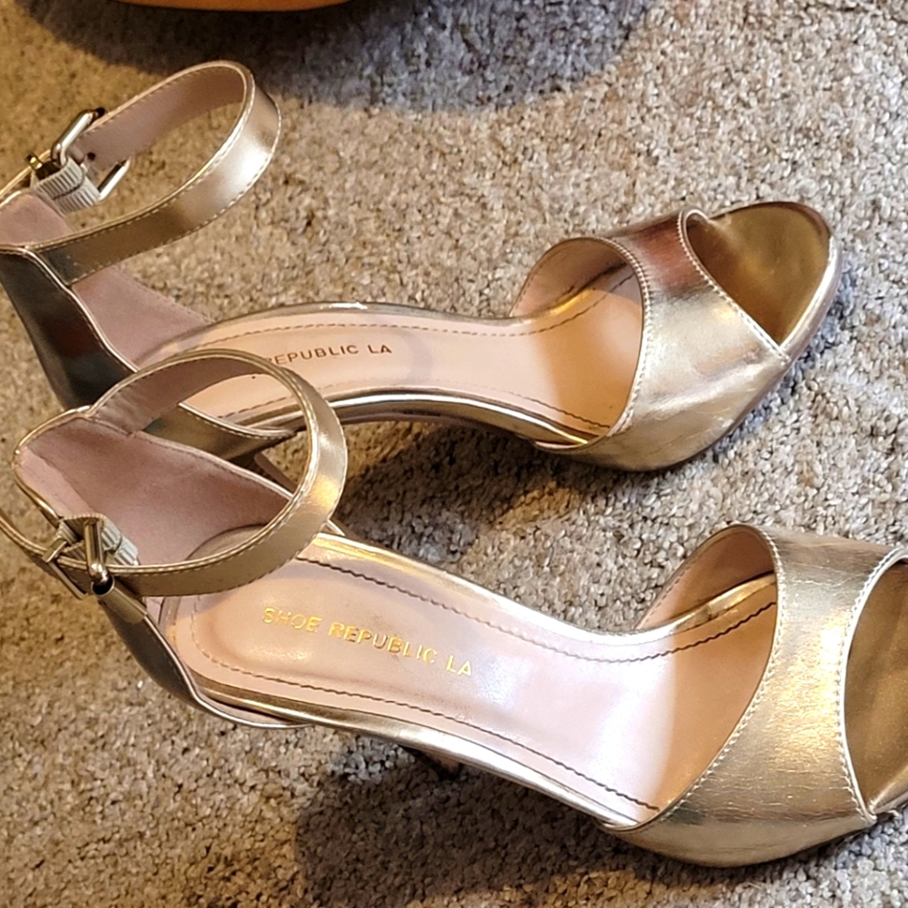 COPY - Gold Shoe Republic LA Heels